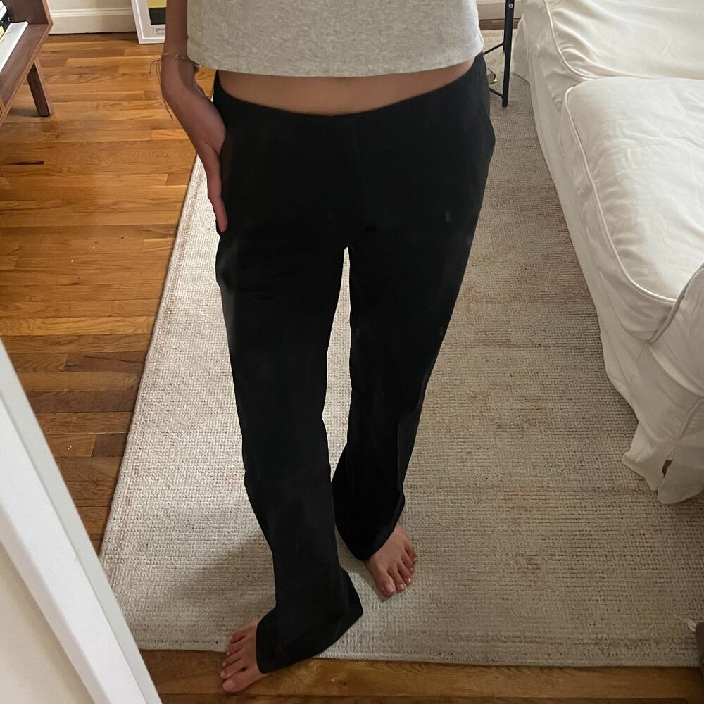 Vintage Gucci black low-rise pants